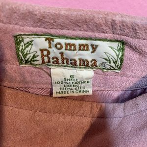 Tommy Bahama leather skirt